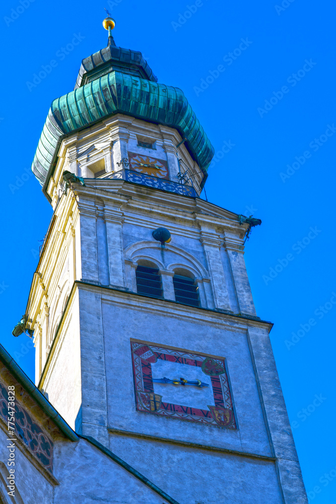 Haller Pfarrkirche St. Nikolaus, Hall in Tirol (Österreich)