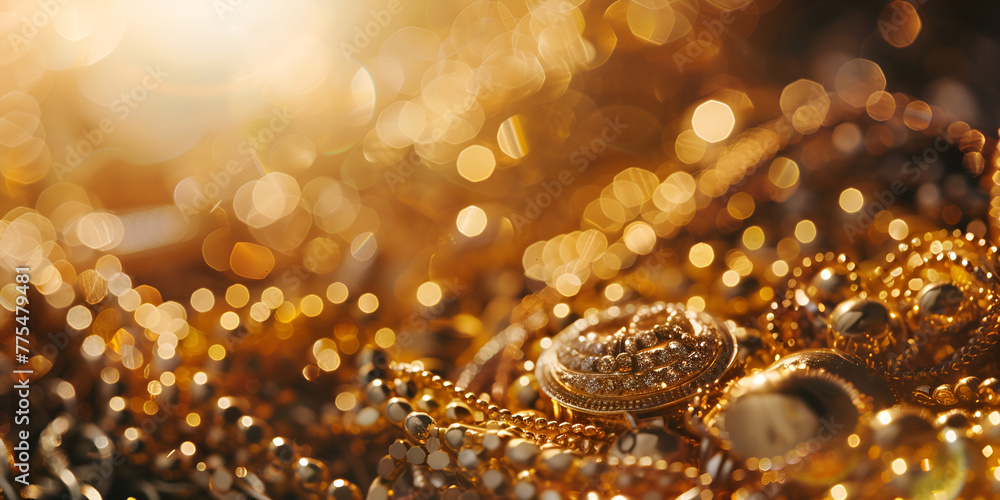 pile of gold jewellery pile of gold jewellery