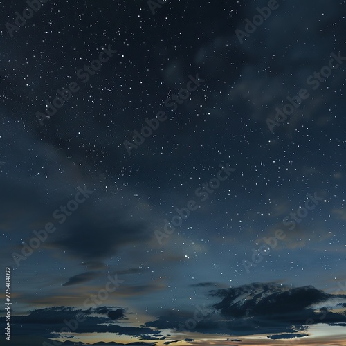clean night hdri sky, stars, 8k, cinematic night sky