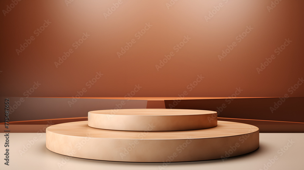 Podium with Storage Mockup 3d Podium with Storage Mockup 3d