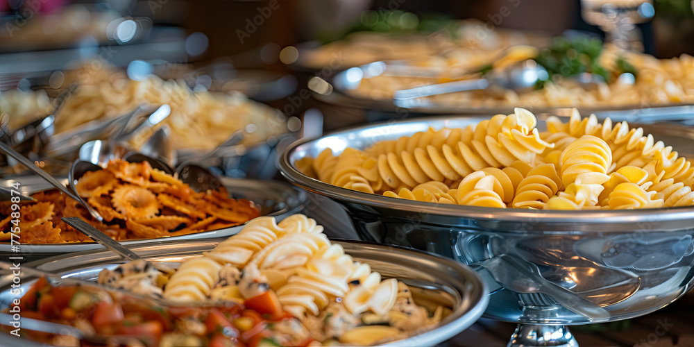 different types of pasta dishes, generative AI