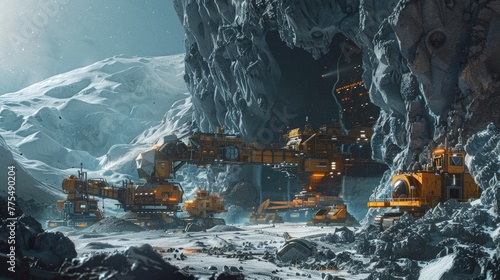 Futuristic Mining on Asteroid: Robotic Excavation of Valuable Minerals