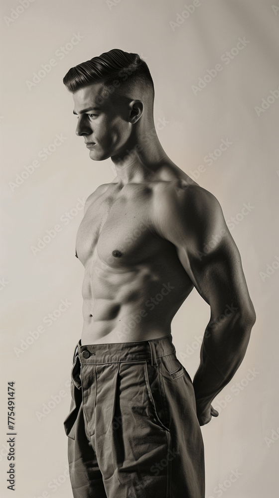 Fototapeta premium Male Model - Caucasian