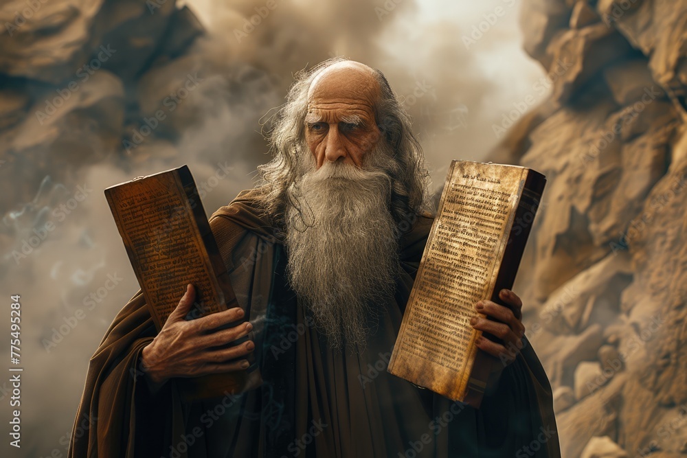 God gave Moses the Ten Commandments on Mount Sinai, a pivotal moment in ...