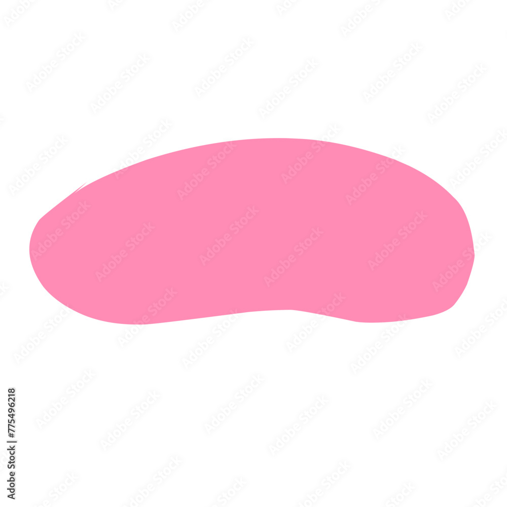 pink blob shape 