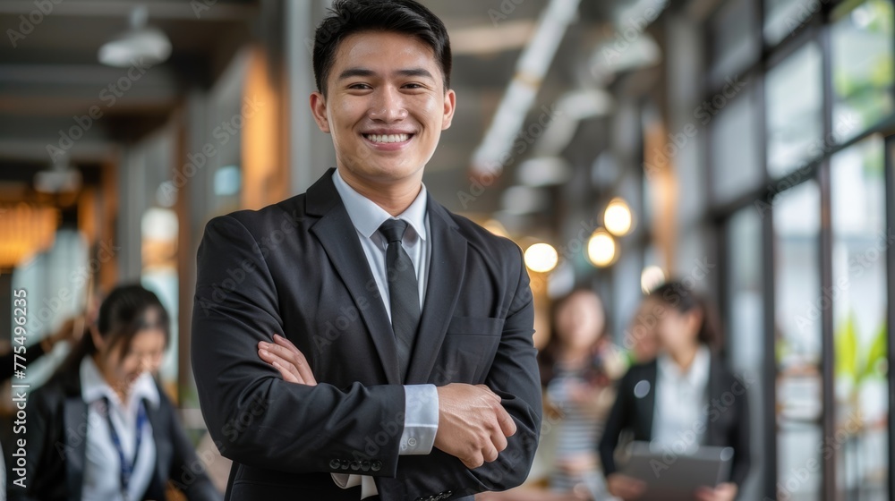 portrait of a smiling businessman portrait of a smiling businessman