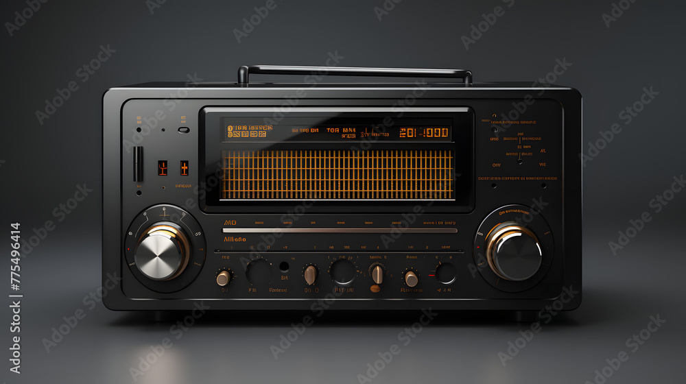 Radio Commercial template 3d Radio Commercial template 3d