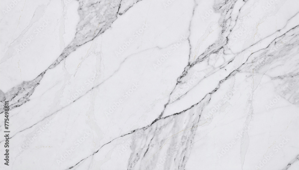 Obraz premium natural White marble texture for skin tile wallpaper luxurious background. Creative Stone ceramic art wall interiors backdrop design. picture high resolution