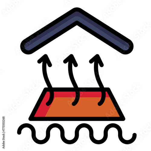 Radiant Heating Icon