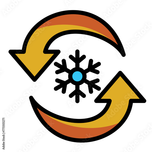 Refrigeration Cycle Icon