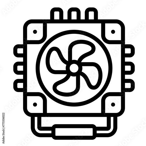 Heat Sink Icon