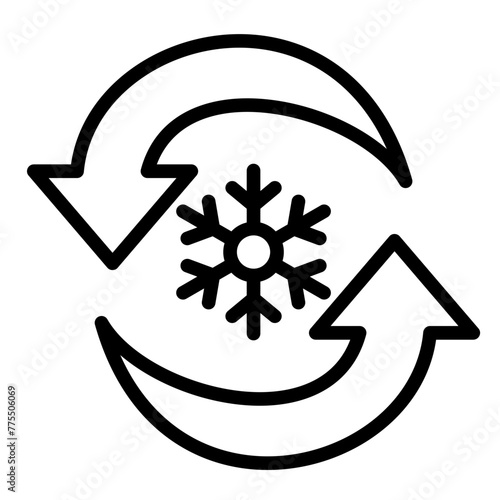 Refrigeration Cycle Icon