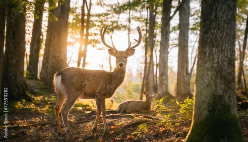 deer in the forest © Lauren