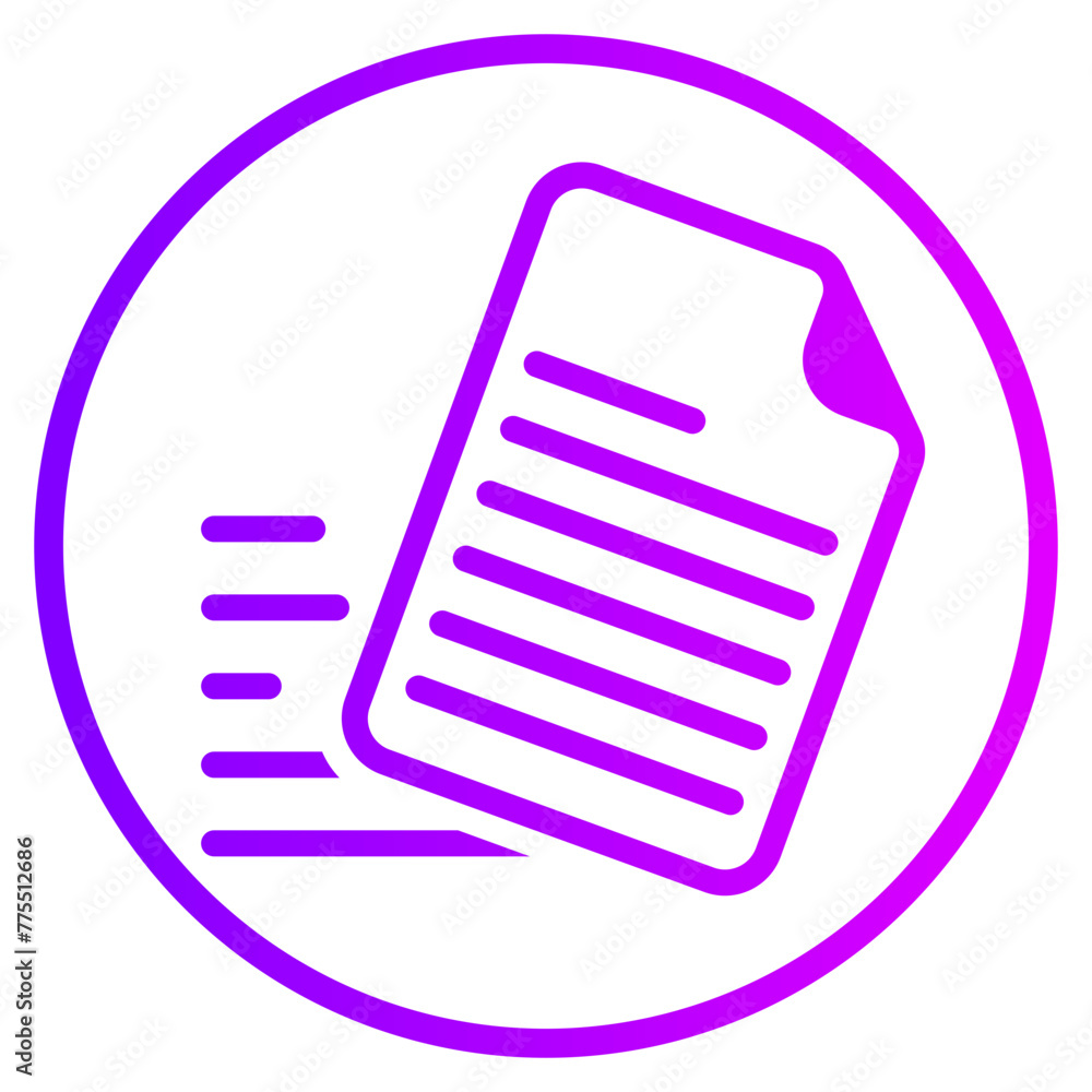 file gradient icon file gradient icon