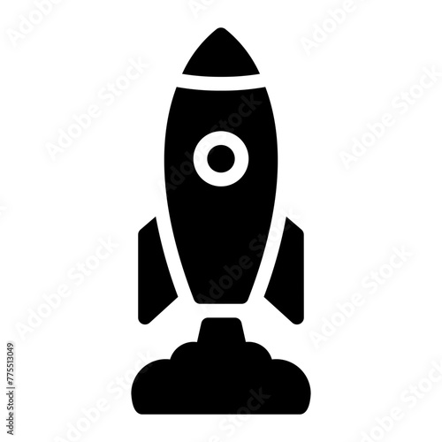 booster glyph icon