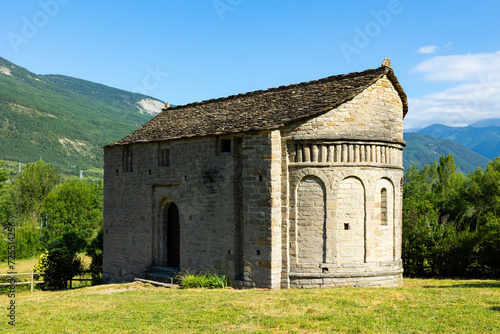 Сhurch of San Juan de Busa, route of romanesque churches of Serrablo, Huesca province, Aragon, Spain