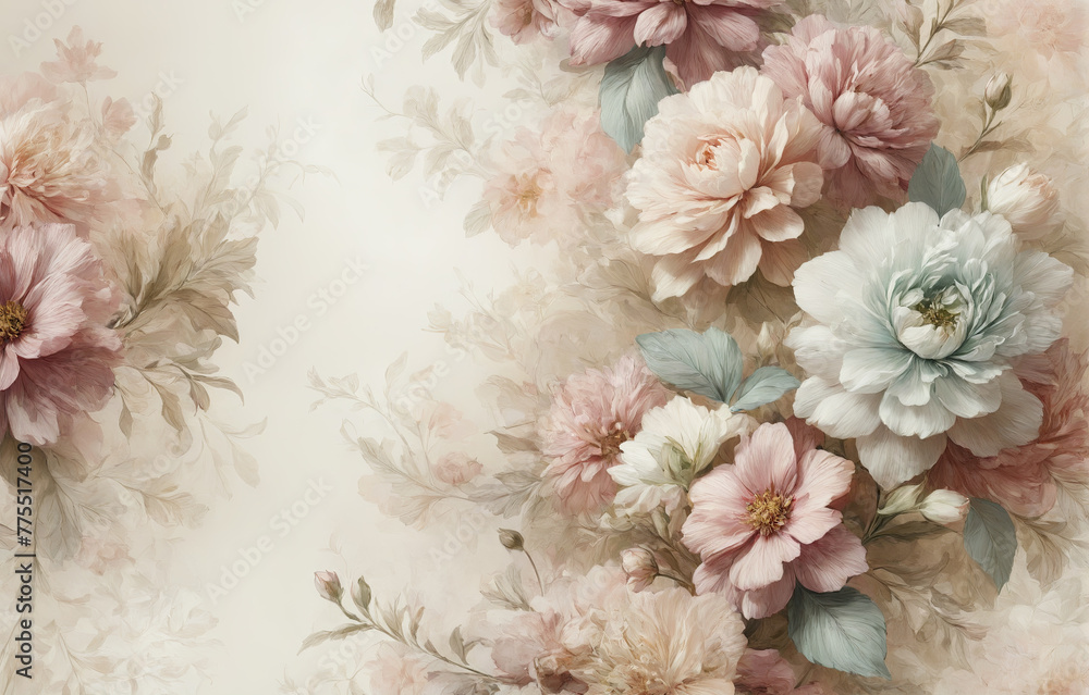 Nature’s Elegance: Pastel Floral Patterns Nature’s Elegance: Pastel Floral Patterns
