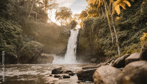 amazing waterfall near ubud in bali indonesia secret bali jungle waterfall