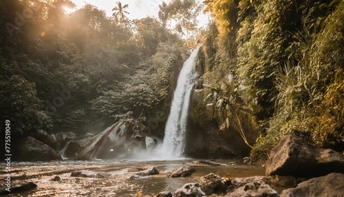 amazing waterfall near ubud in bali indonesia secret bali jungle waterfall