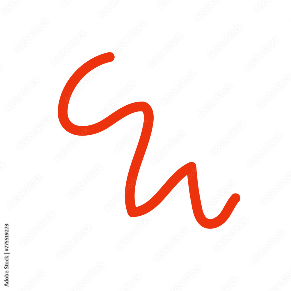 Orange abstract wavy lines vector Orange abstract wavy lines vector