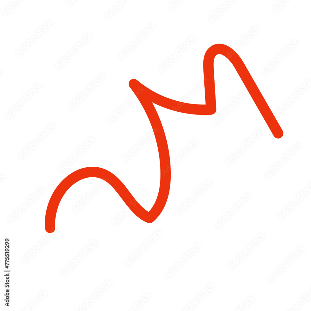 Orange abstract wavy lines vector Orange abstract wavy lines vector