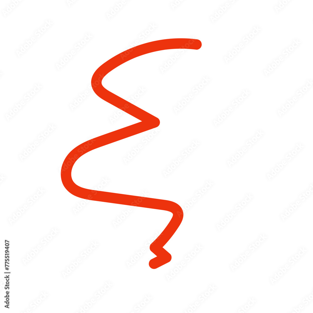 Orange abstract wavy lines vector Orange abstract wavy lines vector