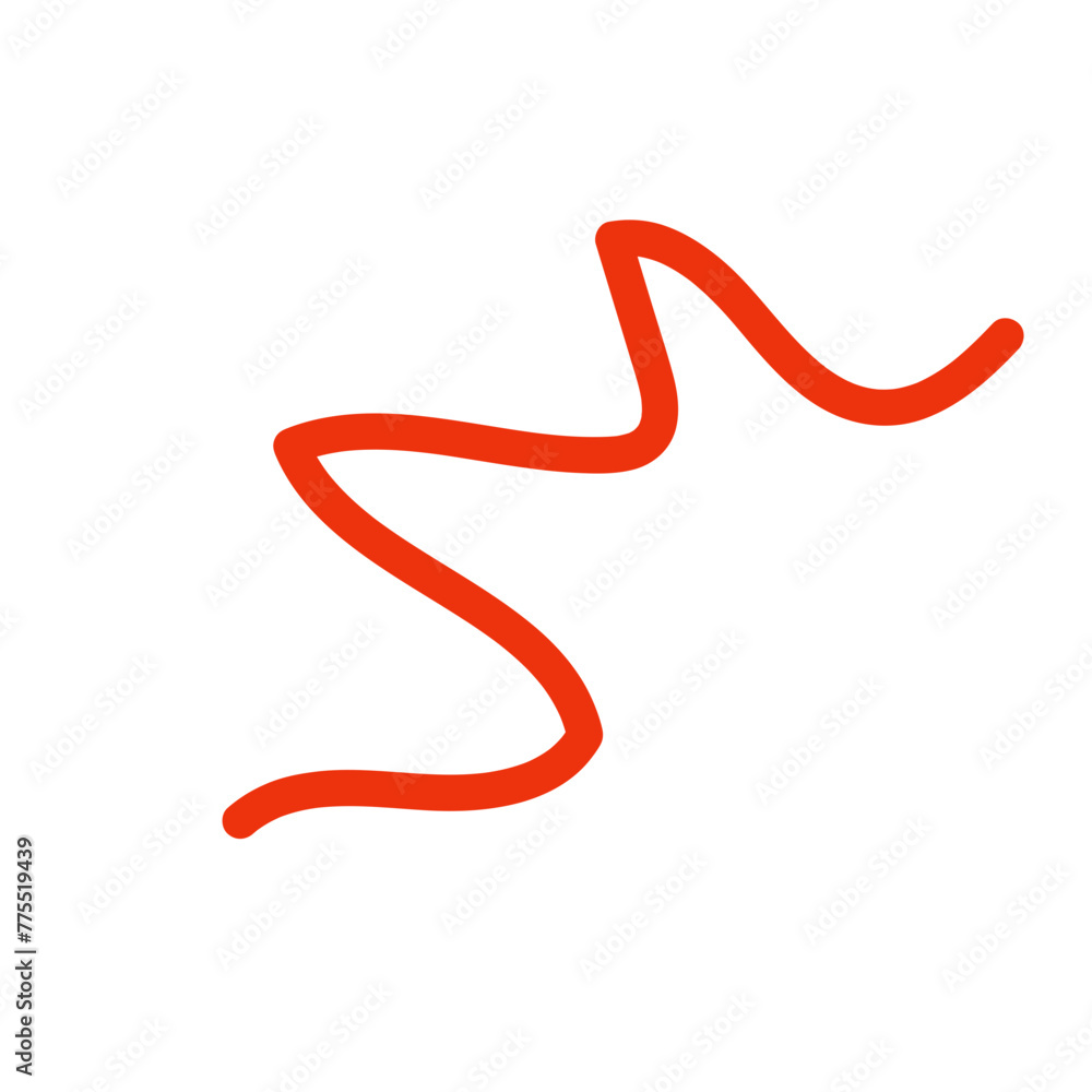 Orange abstract wavy lines vector Orange abstract wavy lines vector