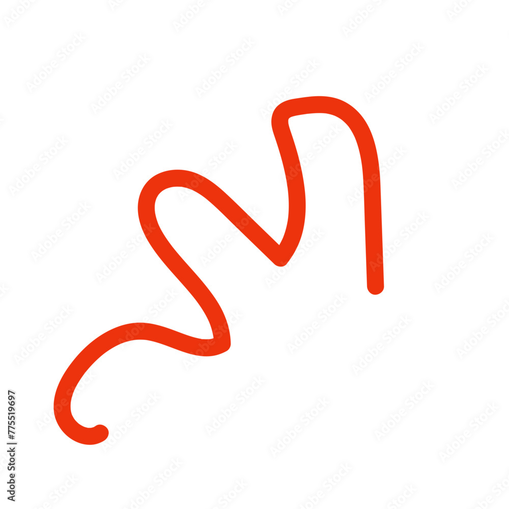 Orange abstract wavy lines vector Orange abstract wavy lines vector