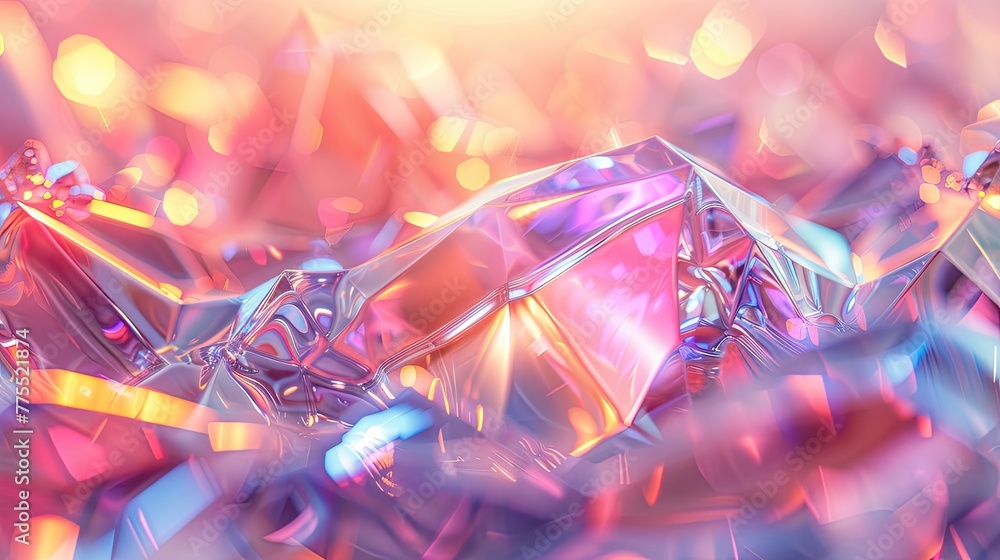 Bright crystal abstract 3d background. Bright crystal abstract 3d background.
