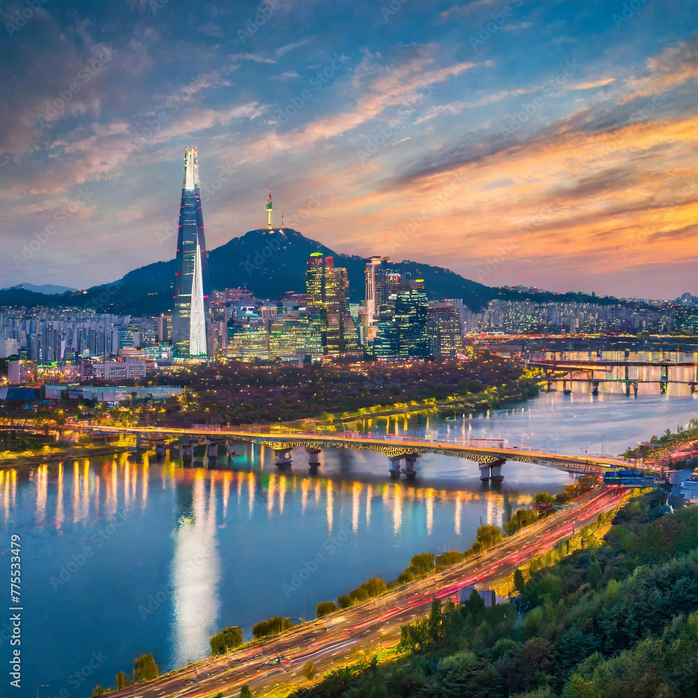 서울 전경 평소 모습