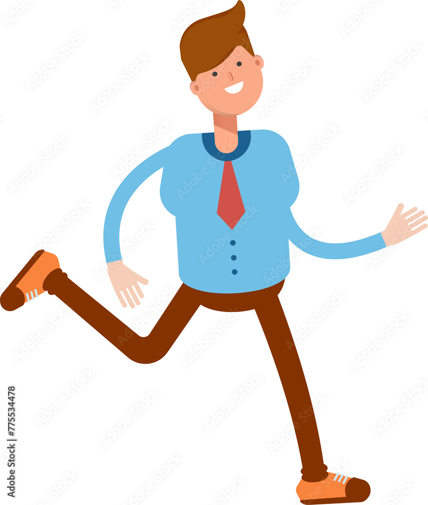 Businessman Character Running
Businessman Character Running