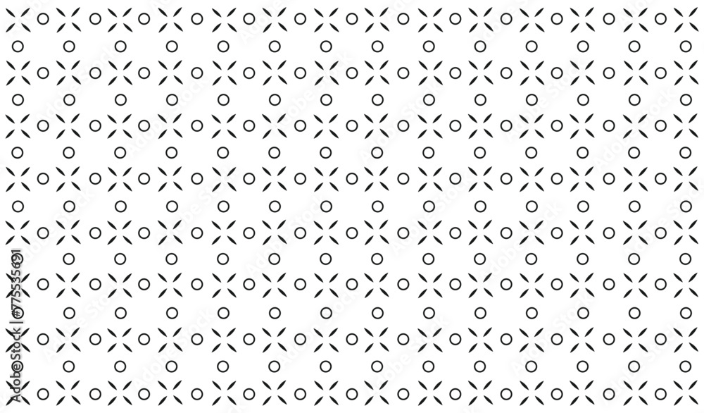Seamless pattern with a circle and the Flower leaf on a white background. seamless pattern Seamless pattern with a circle and the Flower leaf on a white background. seamless pattern