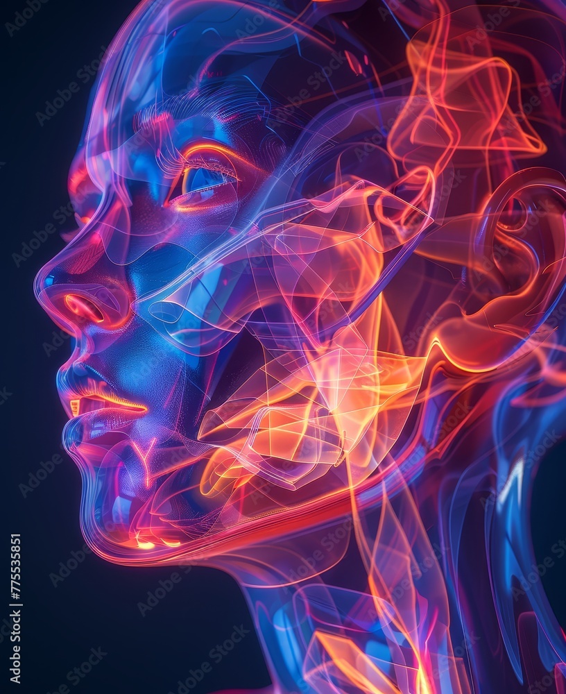 Preventive medicine 3D Printing Curve Smoothing Light Art Photography Typographic Posters , Preventive medicine 3D Printing Curve Smoothing Light Art Photography Typographic Posters ,