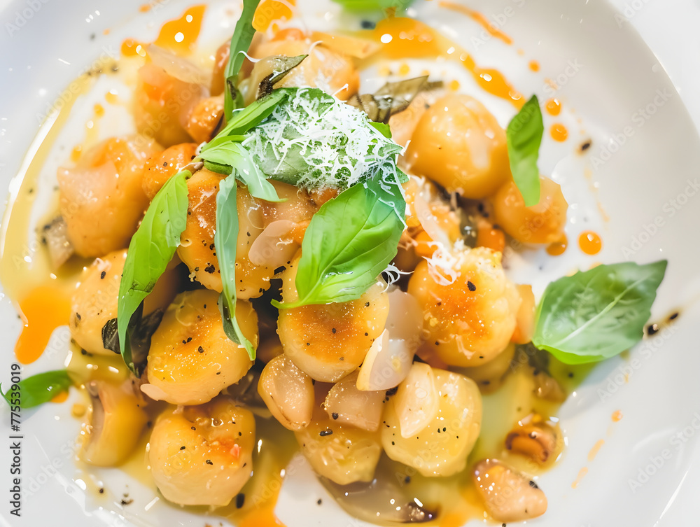 Gnocchi di Patate, amazing delicious plate, Italian food Gnocchi di Patate, amazing delicious plate, Italian food