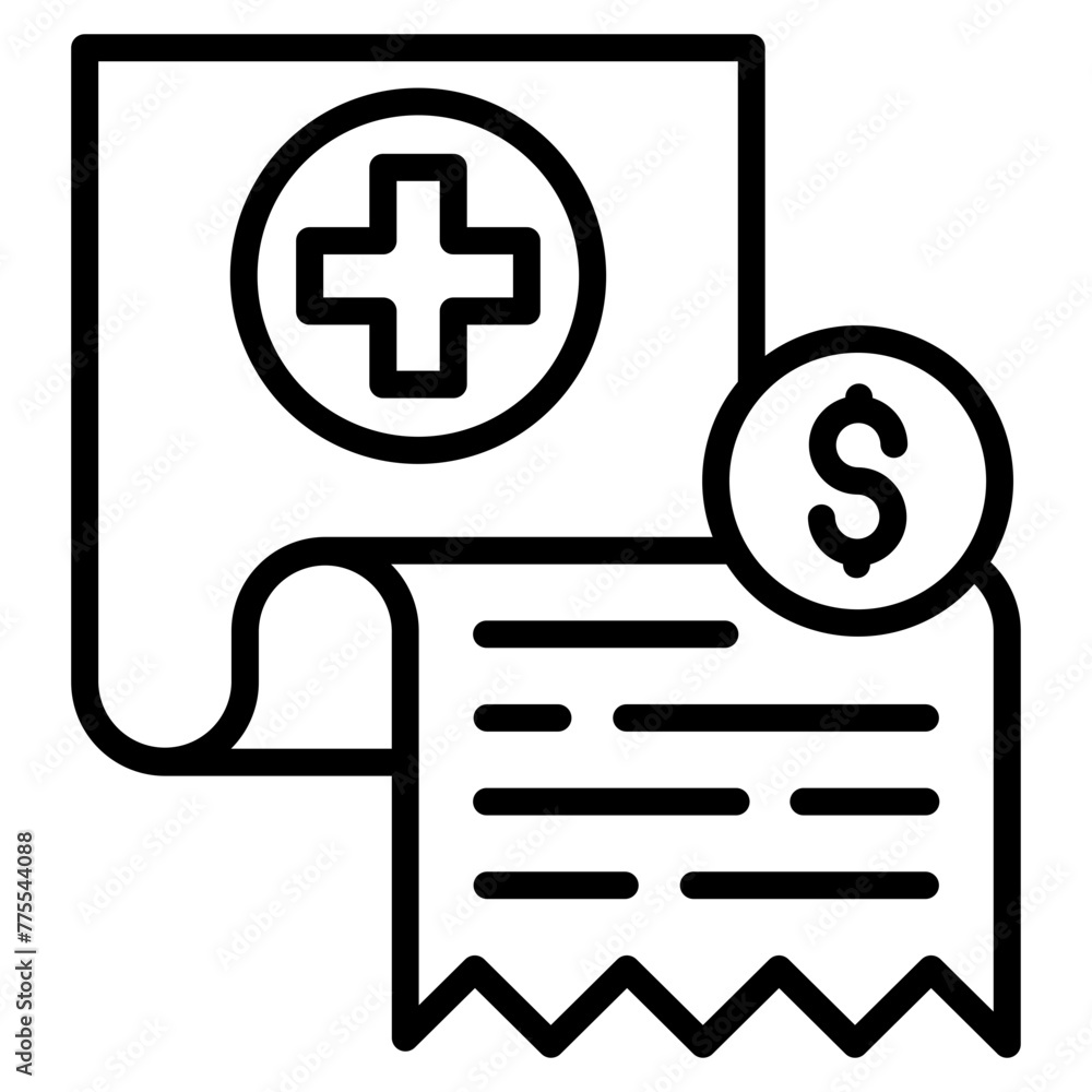 Obraz premium Costs Icon Element For Design