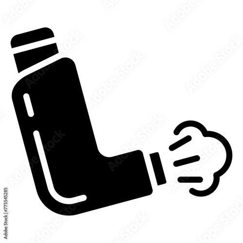 Inhaler Icon Element For Design