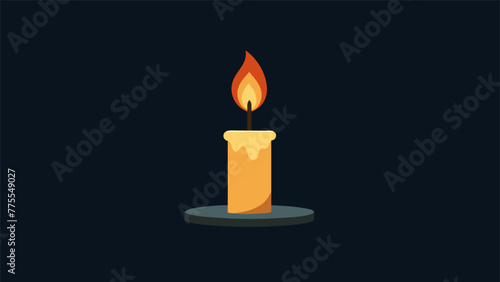 A depiction of a candle flickering in the darkness representing the familys unwavering love and resilience in the face of unexpected loss or