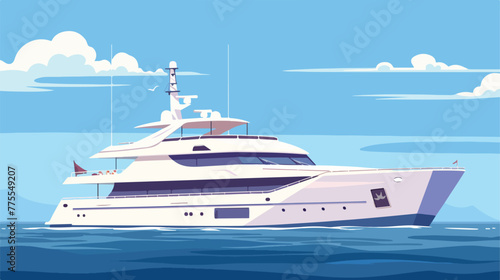 Illustration of a toy yacht - EPS VECTOR format als