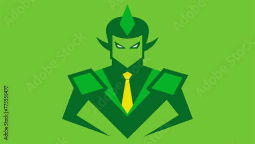 A sharp green for conscientiousness with a sharp organized appearance and efficient mannerisms symbolizing a responsible and goaloriented