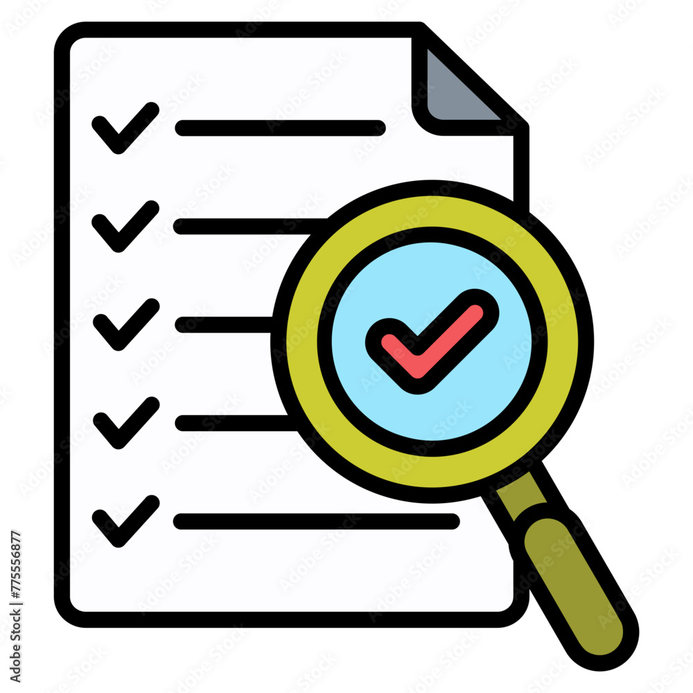 Document Check Icon Element For Design Document Check Icon Element For Design