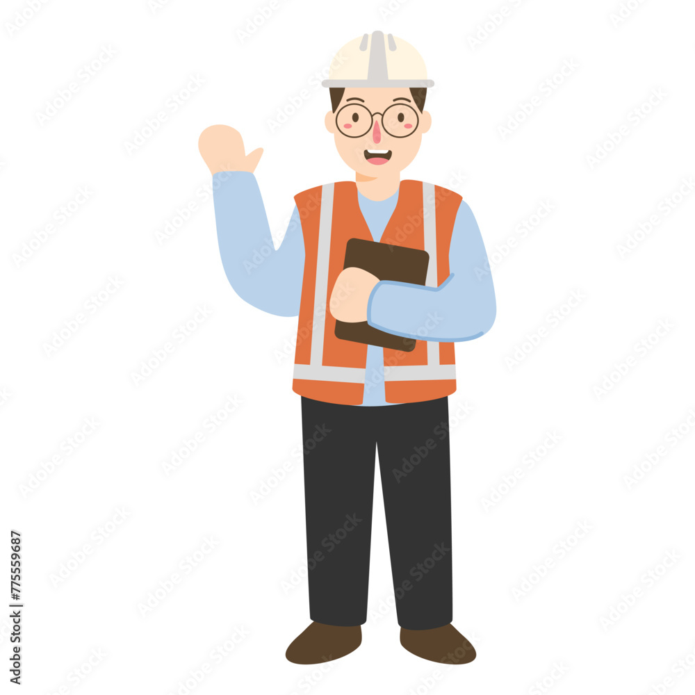 Industrial Engineer in Suite and Safety Helmet Industrial Engineer in Suite and Safety Helmet