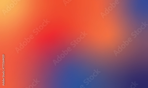 Vector Abstract Background. Modern light orange and blue color gradient