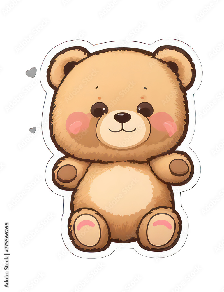 Adorable Teddy Bear Cartoon Adorable Teddy Bear Cartoon