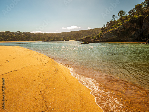  Looking Down The Mouth Of the Bega photo