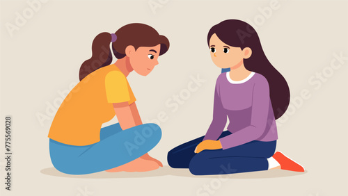 A mother sitting with her teenage daughter listening attentively as she pours her heart out about a difficult situation demonstrating how