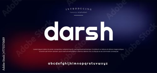 Darsh modern creative minimal alphabet small letter logo design