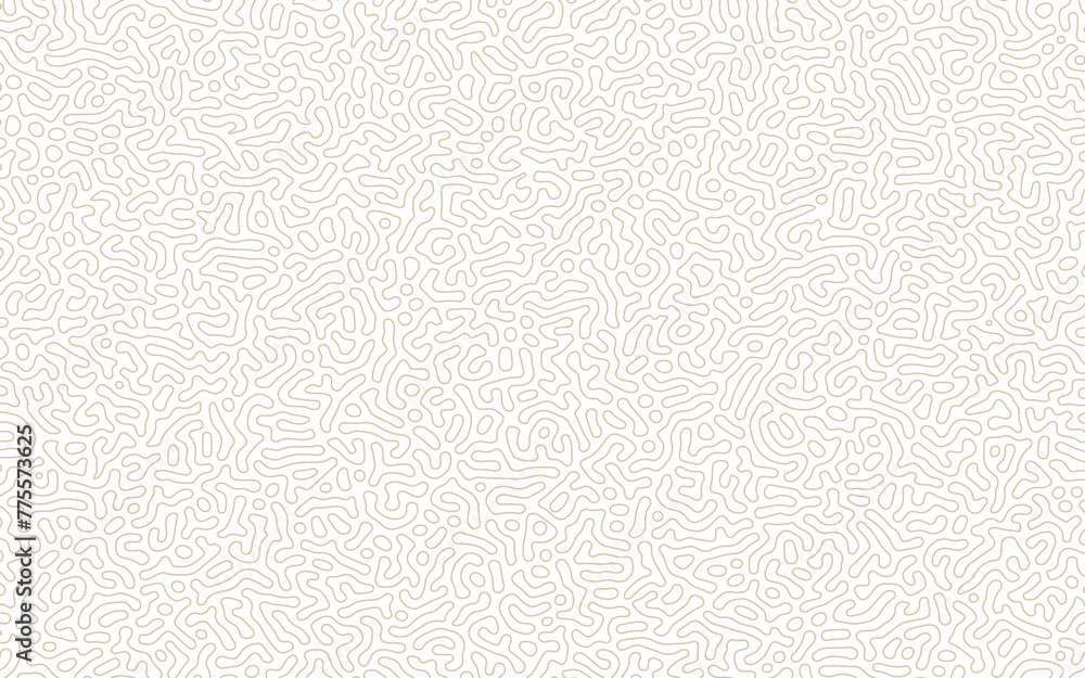 Fototapeta premium Vector Seamless colorful Organic Rounded Jumble Maze Lines Patterns Abstract Background