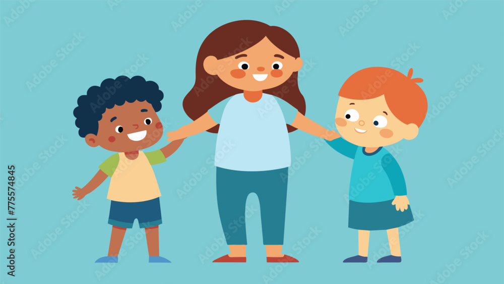 A child feeling left out and excluded as their siblings bond and play together.