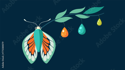 A butterfly emerging from a chrysalis symbolizing the beauty and strength that can come from struggle and perseverance in the recovery process.