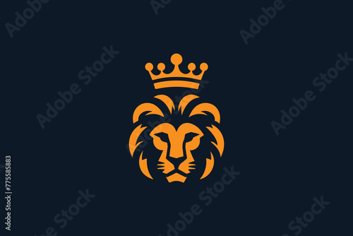 Head lion Logo, royal head lion logo © Ikitah